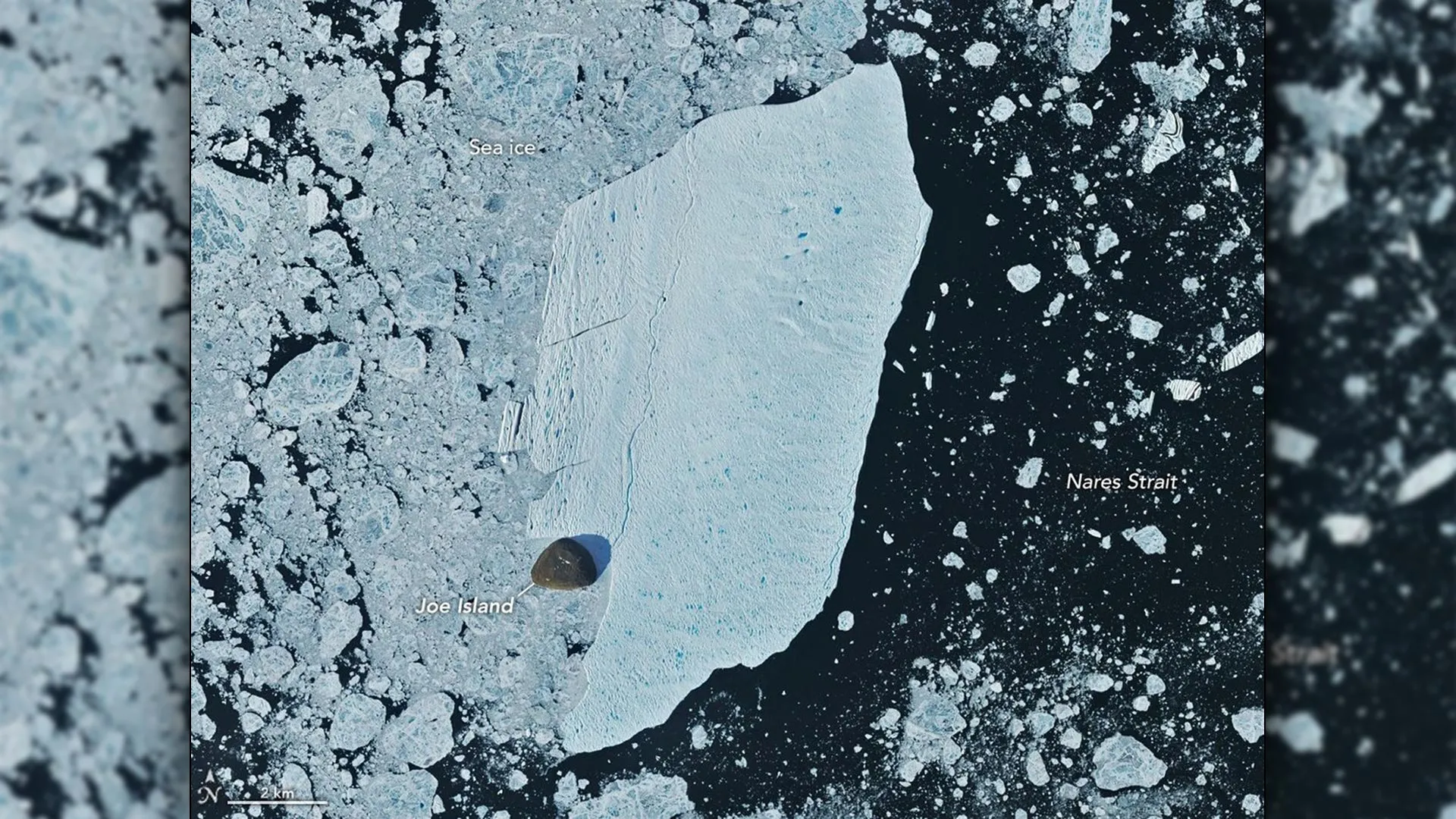Ice Island Survives Run-In With Joe Island