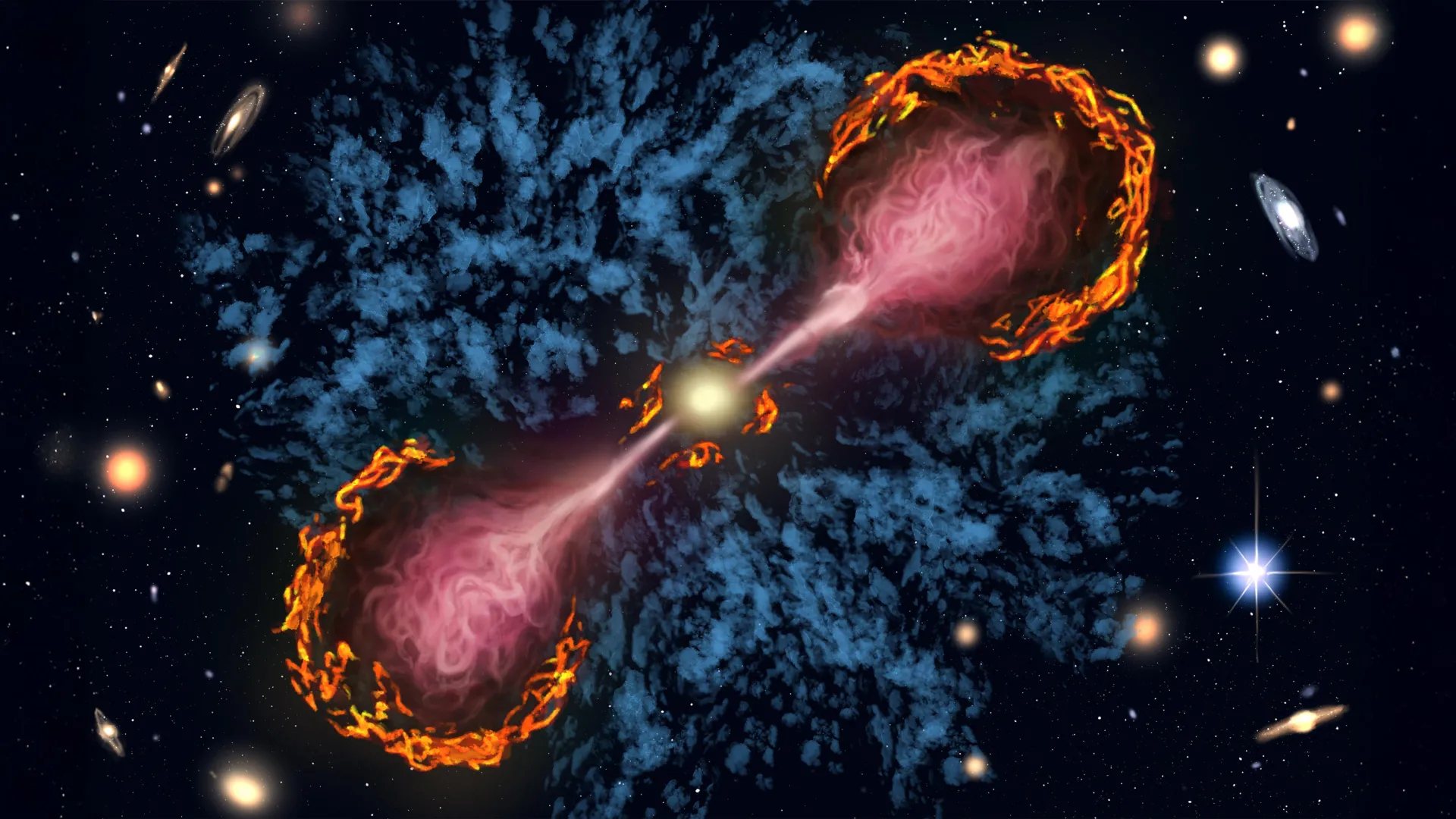Black hole jets may decide the fate of entire galaxies