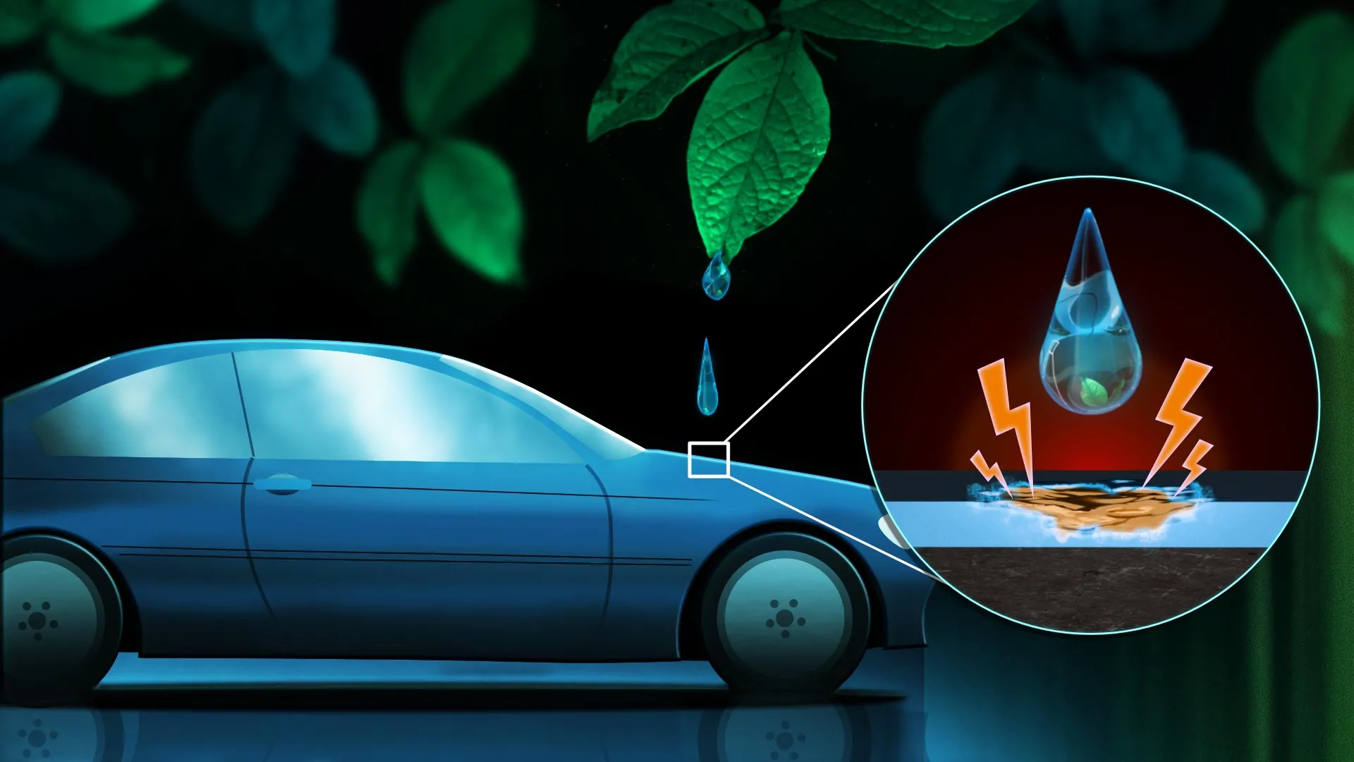 Rain Can Damage Paint With Tiny Lightning