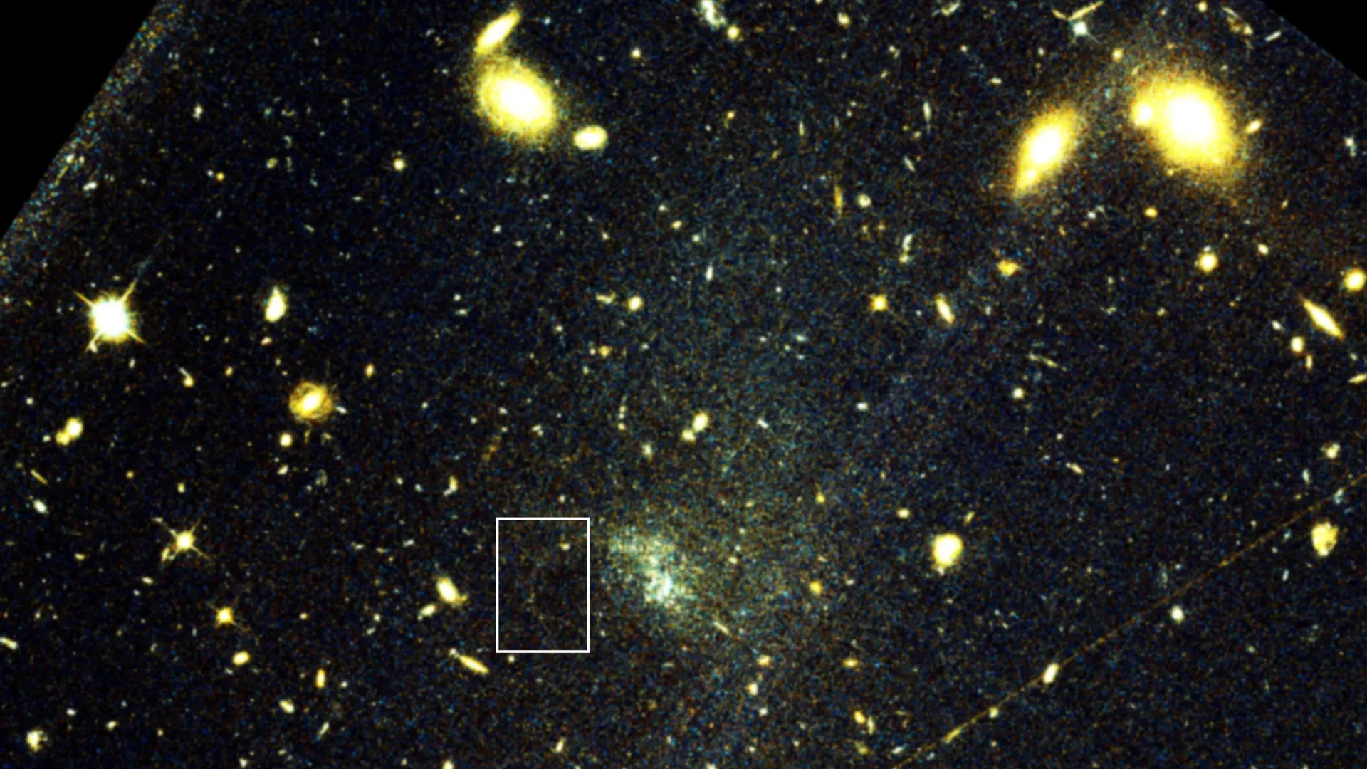 A ghostly ribbon of stars reveals hidden dark matter