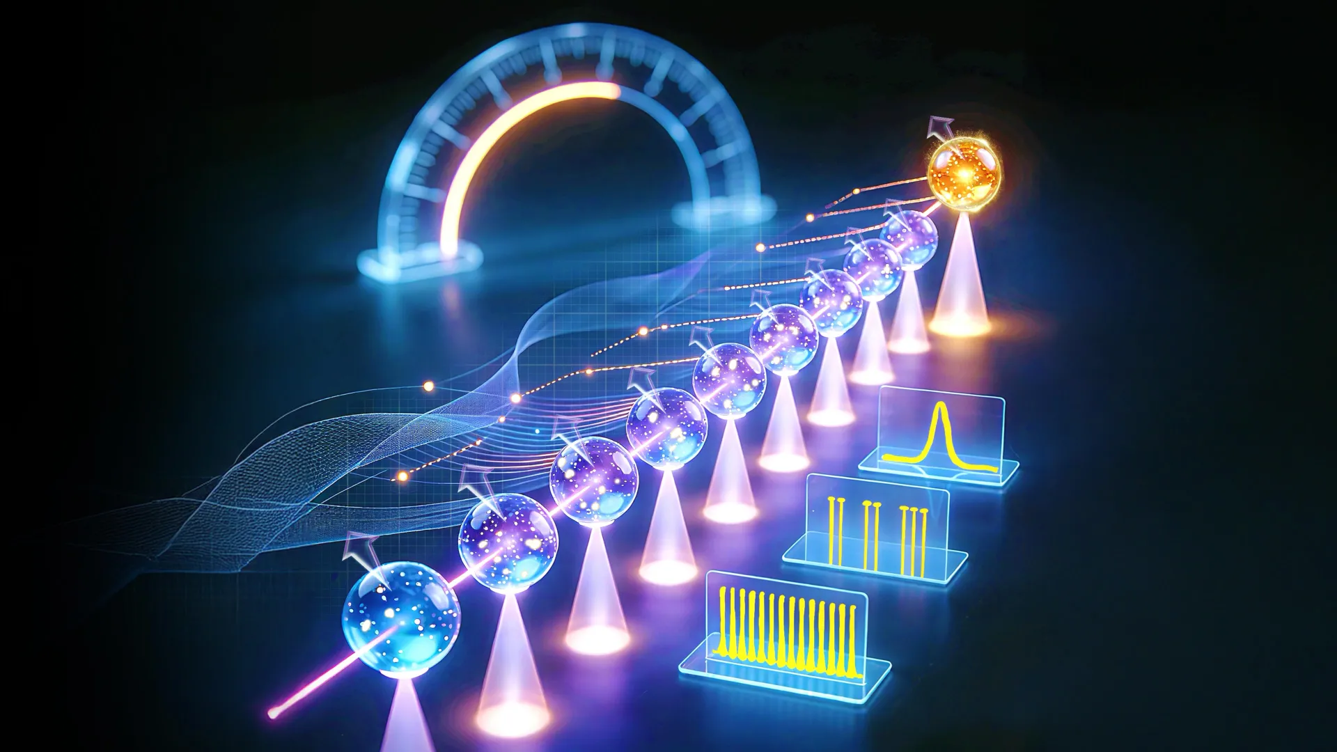 This chain of atoms can detect electric fields with stunning precision