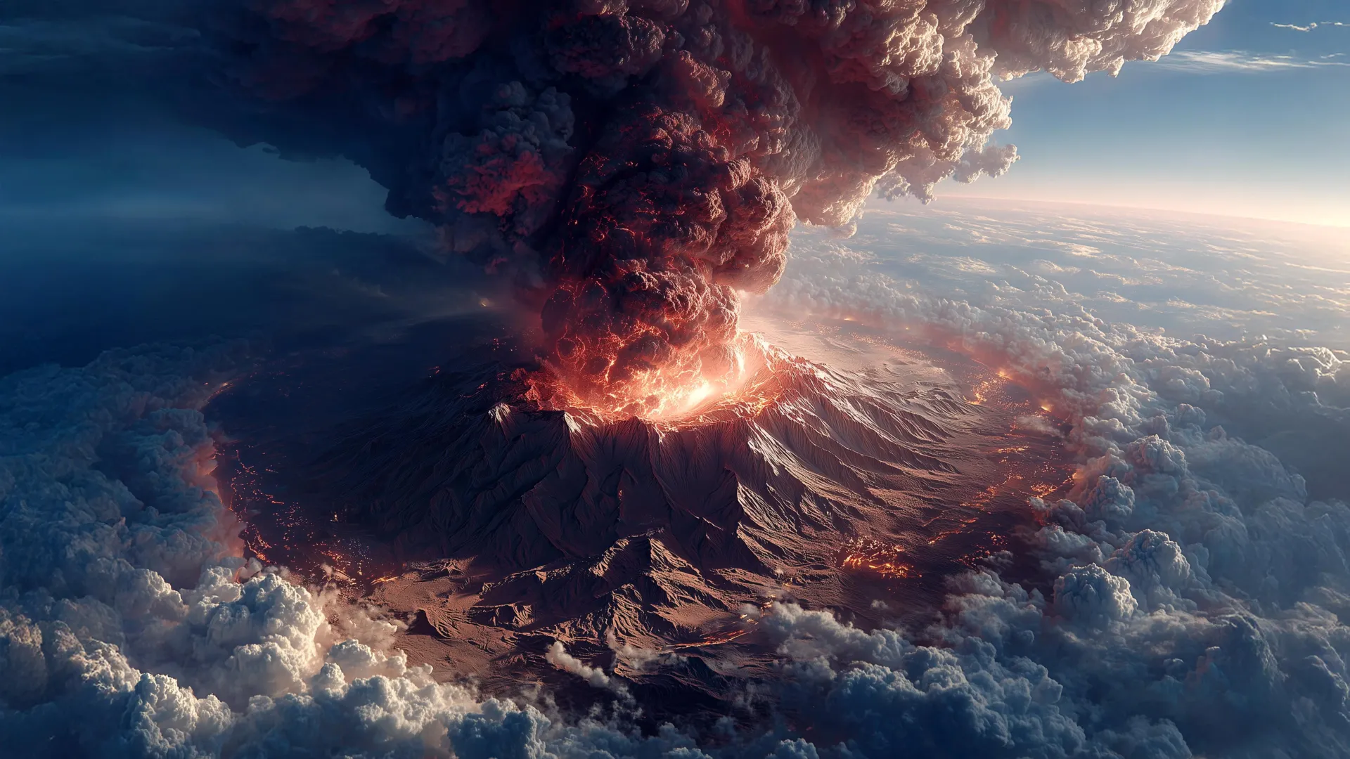 How Humans Survived a Supervolcano Eruption
