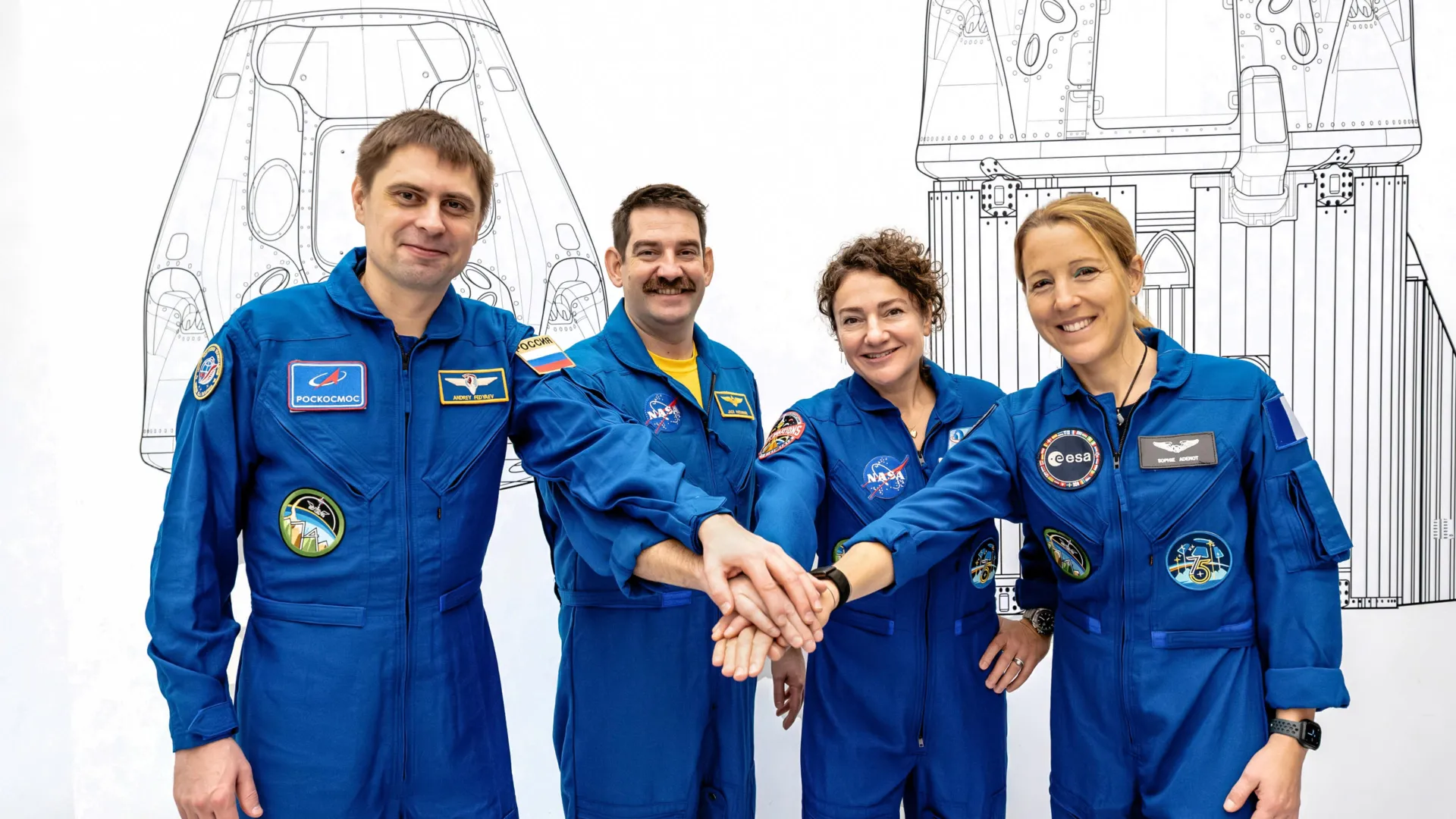 Next Space Station Crew Enters Quarantine