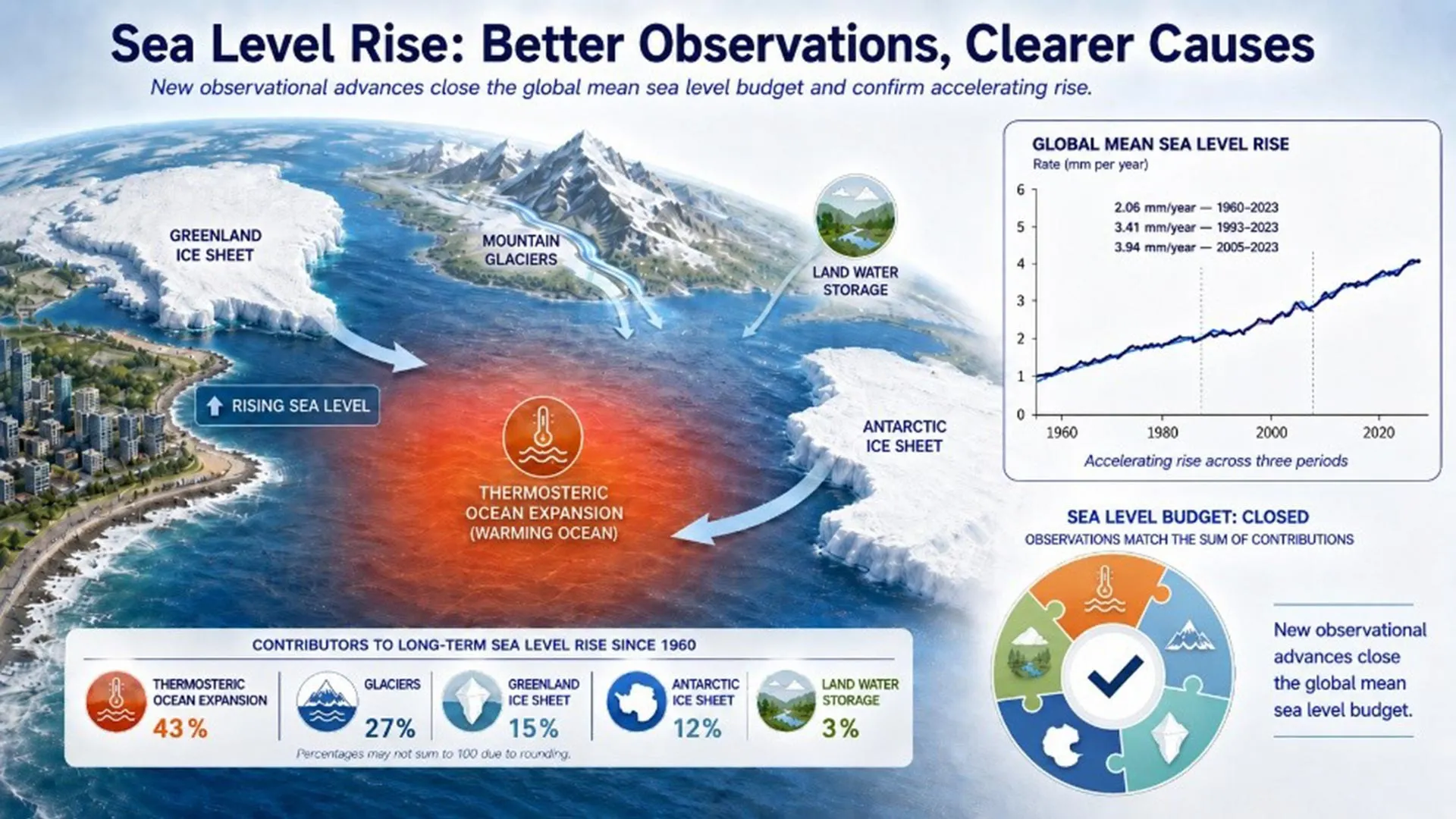 Scientists Solve the Rising Seas Mystery