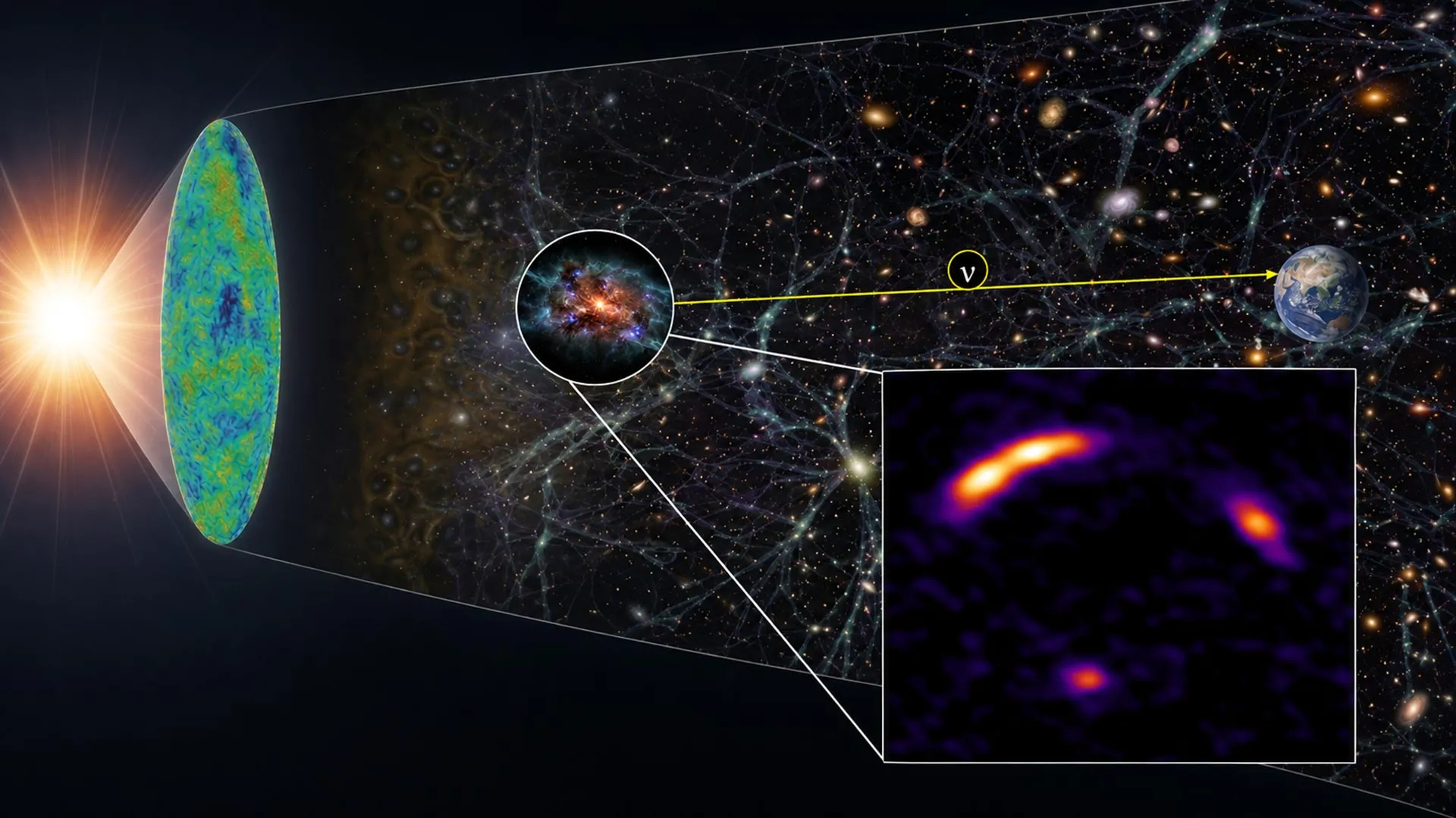 Scientists expected a black hole but found a neutrino factory powered by stars